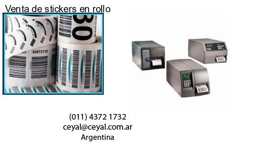 Venta de stickers en rollo