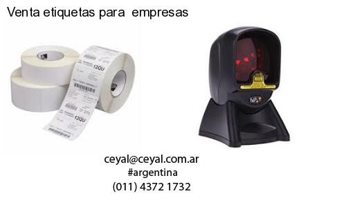 Venta etiquetas para  empresas