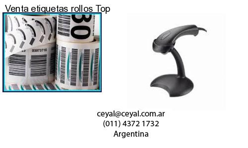 Venta etiquetas rollos Top