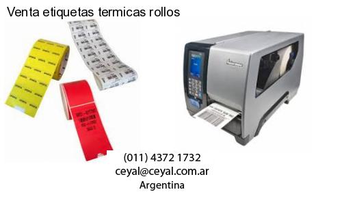 Venta etiquetas termicas rollos