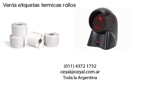 Venta etiquetas termicas rollos