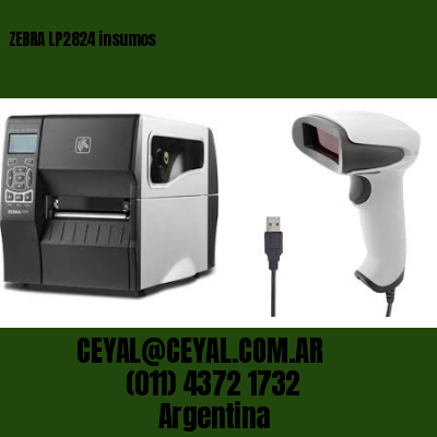 ZEBRA LP2824 insumos