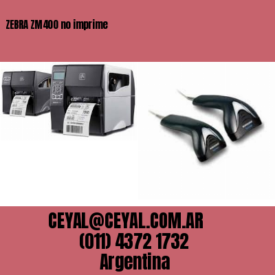 ZEBRA ZM400 no imprime