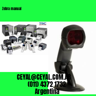 Zebra manual