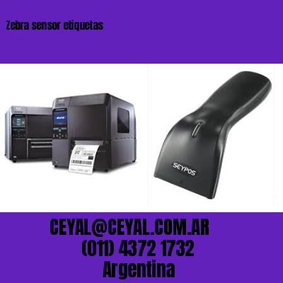 Zebra sensor etiquetas