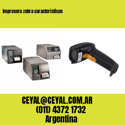 impresora zebra caracteristicas
