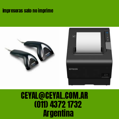 impresoras sato no imprime