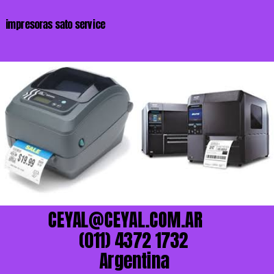 impresoras sato service