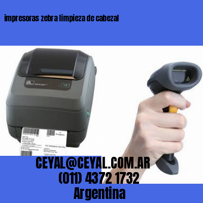 impresoras zebra limpieza de cabezal