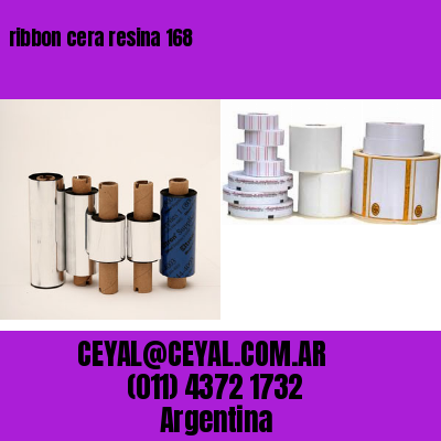 ribbon cera resina 168