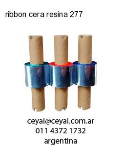 ribbon cera resina 277
