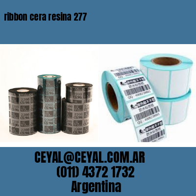 ribbon cera resina 277