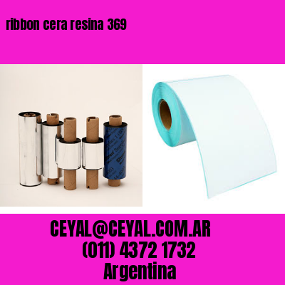 ribbon cera resina 369