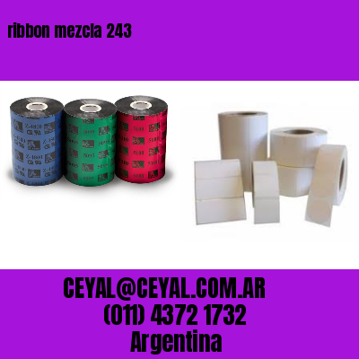 ribbon mezcla 243