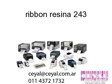 ribbon resina 243