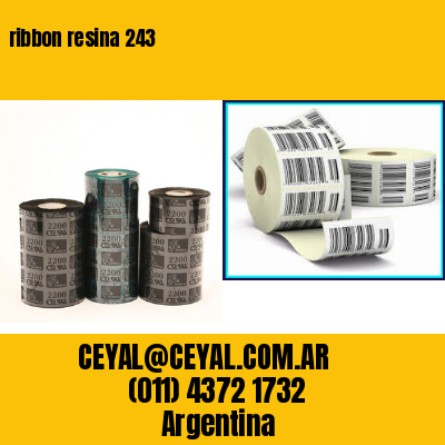 ribbon resina 243