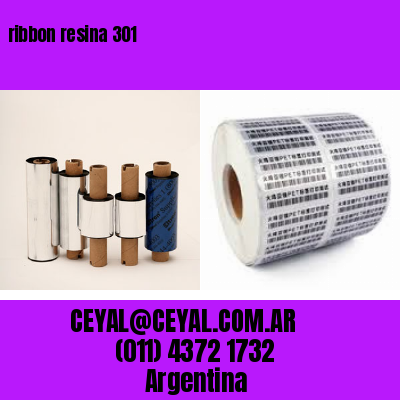 ribbon resina 301