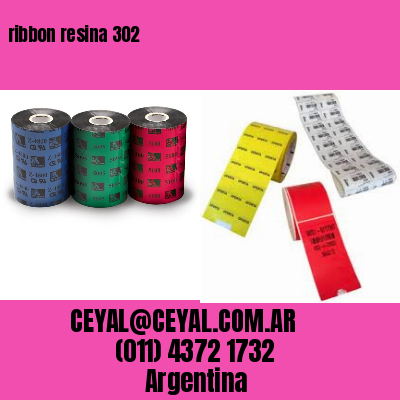ribbon resina 302
