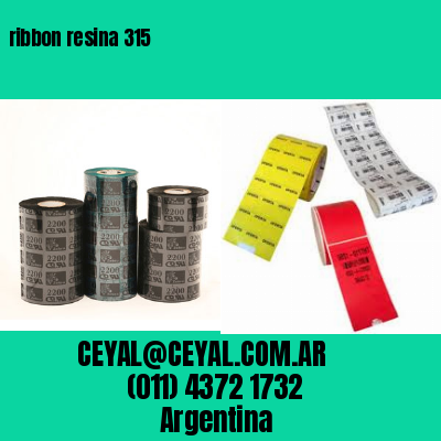 ribbon resina 315