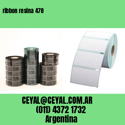 ribbon resina 478