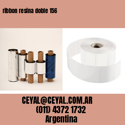 ribbon resina doble 156