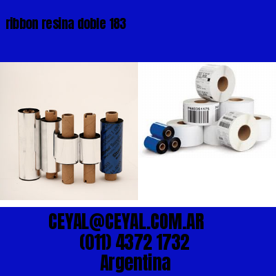 ribbon resina doble 183