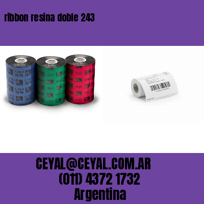 ribbon resina doble 243