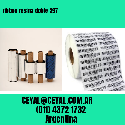 ribbon resina doble 297