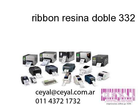 ribbon resina doble 332