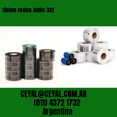 ribbon resina doble 332