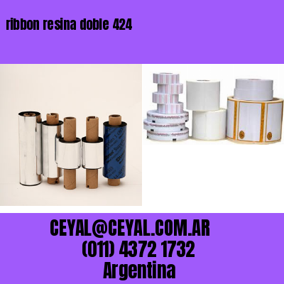 ribbon resina doble 424