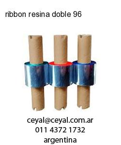 ribbon resina doble 96