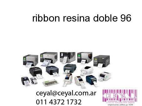ribbon resina doble 96