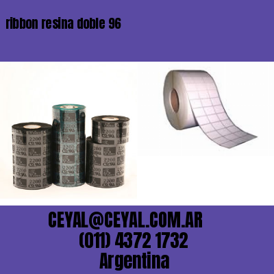 ribbon resina doble 96