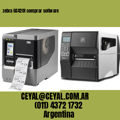 zebra GC420t comprar software