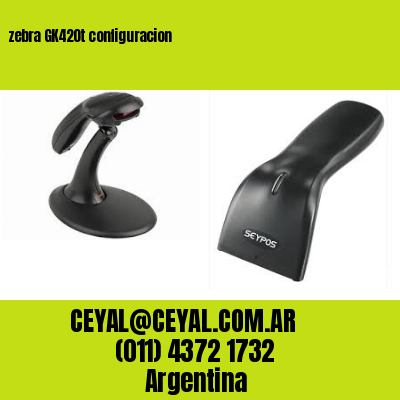 zebra GK420t configuracion