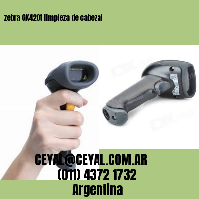 zebra GK420t limpieza de cabezal