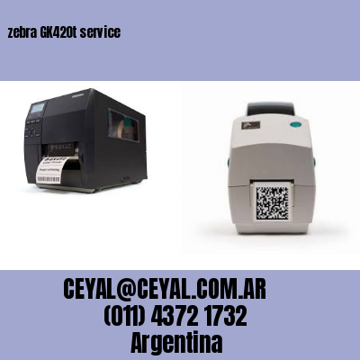 zebra GK420t service