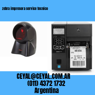 zebra impresora service tecnico