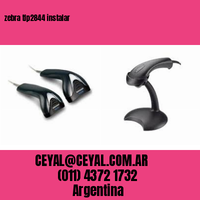 zebra tlp2844 instalar