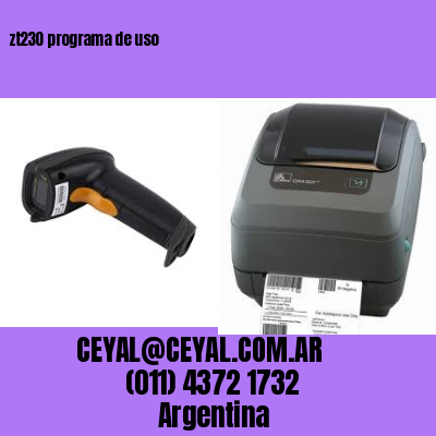 zt230 programa de uso