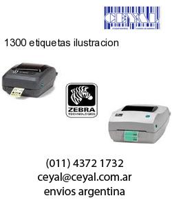 1300 etiquetas ilustracion