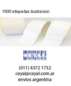 1600 etiquetas ilustracion