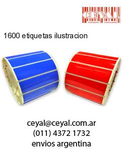 1600 etiquetas ilustracion