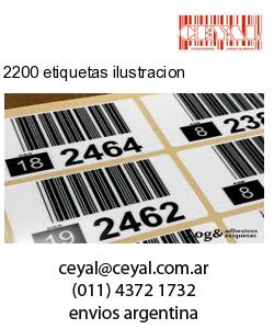 2200 etiquetas ilustracion