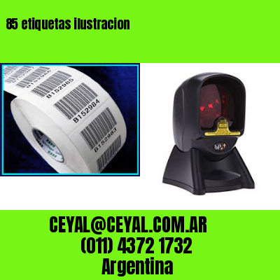 85 etiquetas ilustracion