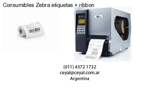 Consumibles Zebra etiquetas   ribbon