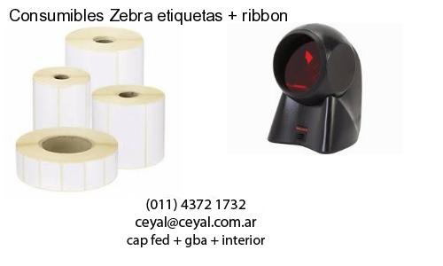Consumibles Zebra etiquetas   ribbon