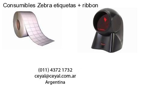 Consumibles Zebra etiquetas   ribbon