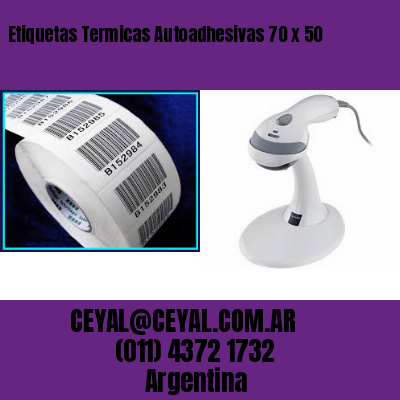 Etiquetas Termicas Autoadhesivas 70 x 50